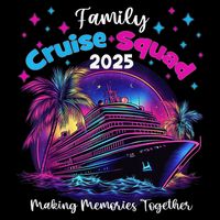 Cruise Squad 2025 Family Group Matching Summer Vacation Wool Snapback Cap