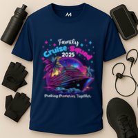 Cruise Squad 2025 Family Group Matching Summer Vacation Cooling Performance Crew T-Shirt