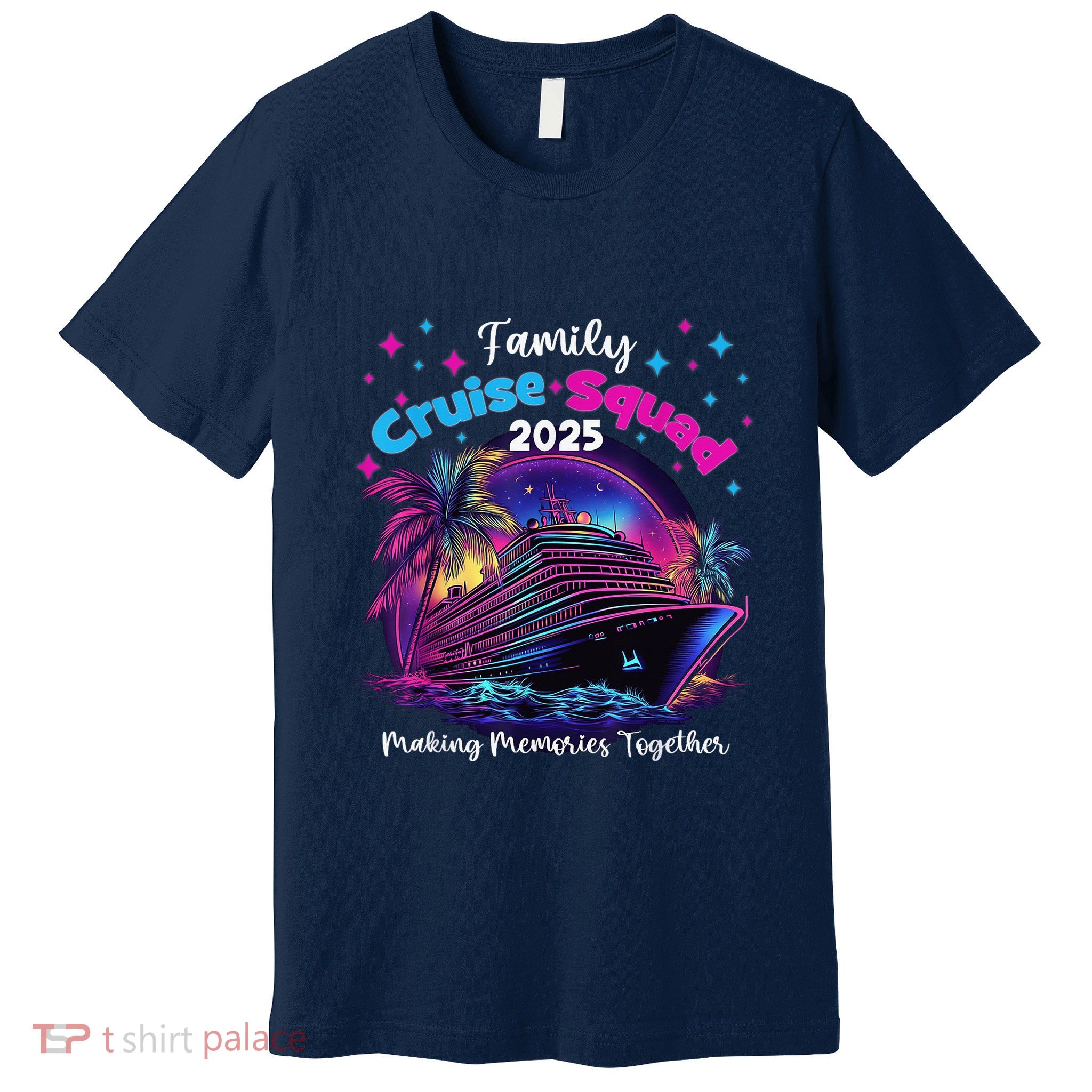 Cruise Squad 2025 Family Group Matching Summer Vacation Premium T-Shirt