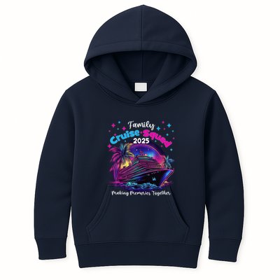 Cruise Squad 2025 Family Group Matching Summer Vacation Kids Hoodie
