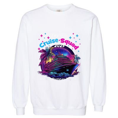 Cruise Squad 2025 Family Group Matching Summer Vacation Garment-Dyed Sweatshirt