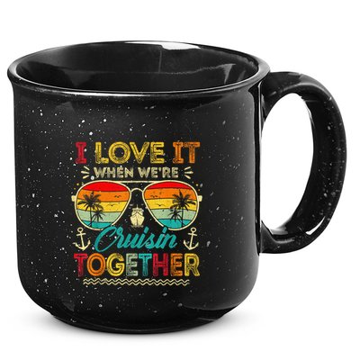 Cruise Squad 2025 Family Group Matching Summer Vacation 15oz Campfire Ceramic Mug