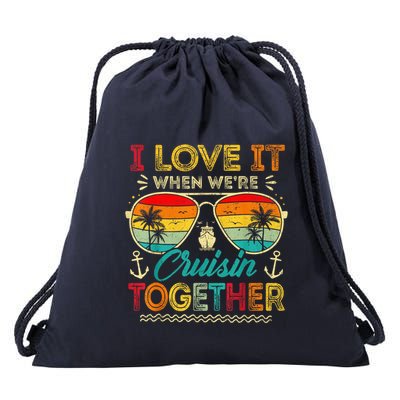 Cruise Squad 2025 Family Group Matching Summer Vacation Drawstring Bag