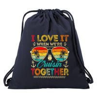 Cruise Squad 2025 Family Group Matching Summer Vacation Drawstring Bag