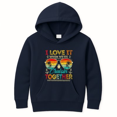 Cruise Squad 2025 Family Group Matching Summer Vacation Kids Hoodie
