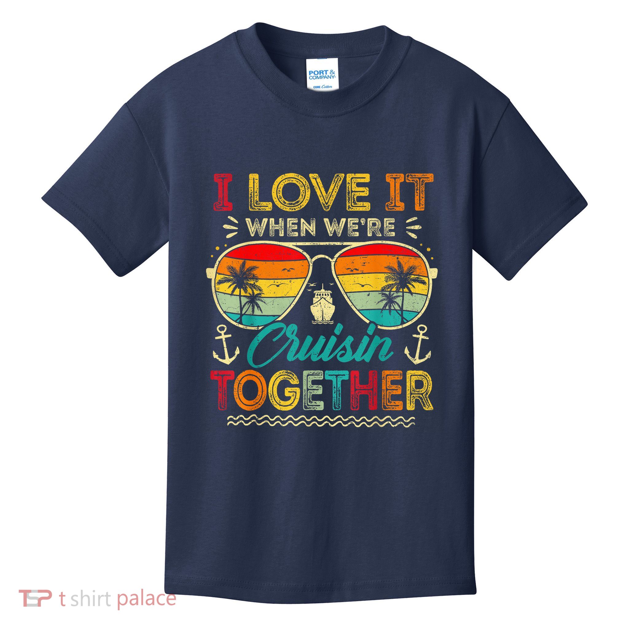 Cruise Squad 2025 Family Group Matching Summer Vacation Kids T-Shirt