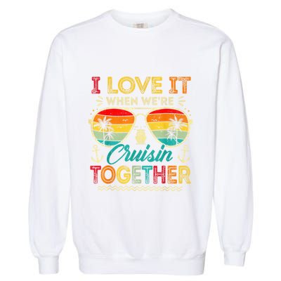 Cruise Squad 2025 Family Group Matching Summer Vacation Garment-Dyed Sweatshirt