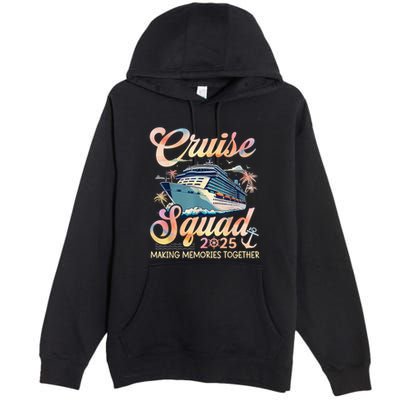 Cruise Squad 2025 Family Group Matching Summer Vacation Premium Pullover Hoodie