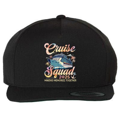 Cruise Squad 2025 Family Group Matching Summer Vacation Wool Snapback Cap