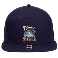 Cruise Squad 2025 Family Group Matching Summer Vacation 7 Panel Mesh Trucker Snapback Hat