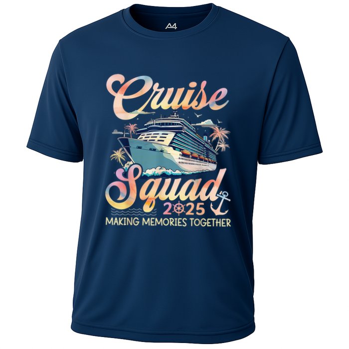 Cruise Squad 2025 Family Group Matching Summer Vacation Cooling Performance Crew T-Shirt