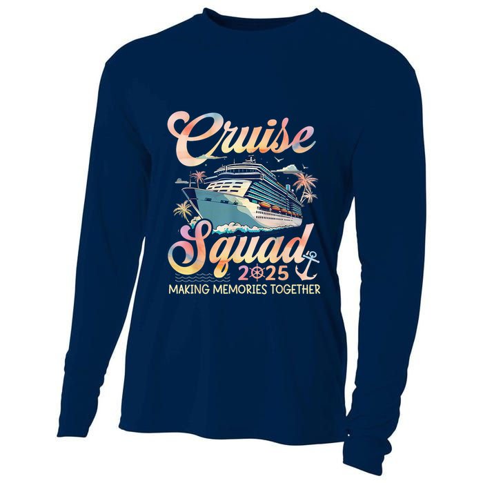 Cruise Squad 2025 Family Group Matching Summer Vacation Cooling Performance Long Sleeve Crew