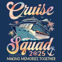 Cruise Squad 2025 Family Group Matching Summer Vacation Cooling Performance Long Sleeve Crew