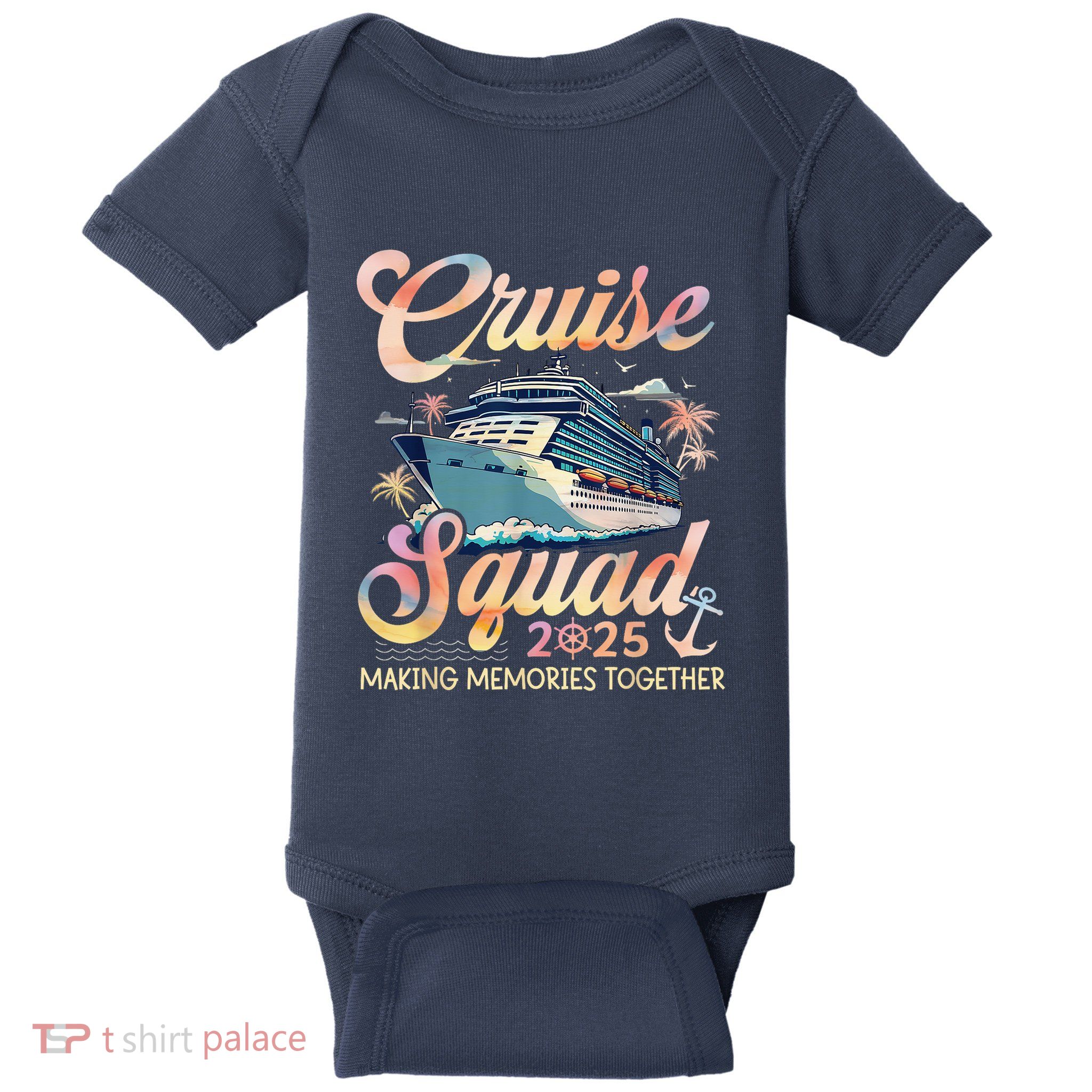 Cruise Squad 2025 Family Group Matching Summer Vacation Baby Bodysuit