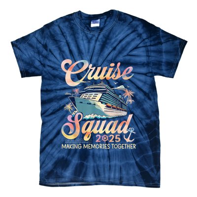 Cruise Squad 2025 Family Group Matching Summer Vacation Tie-Dye T-Shirt