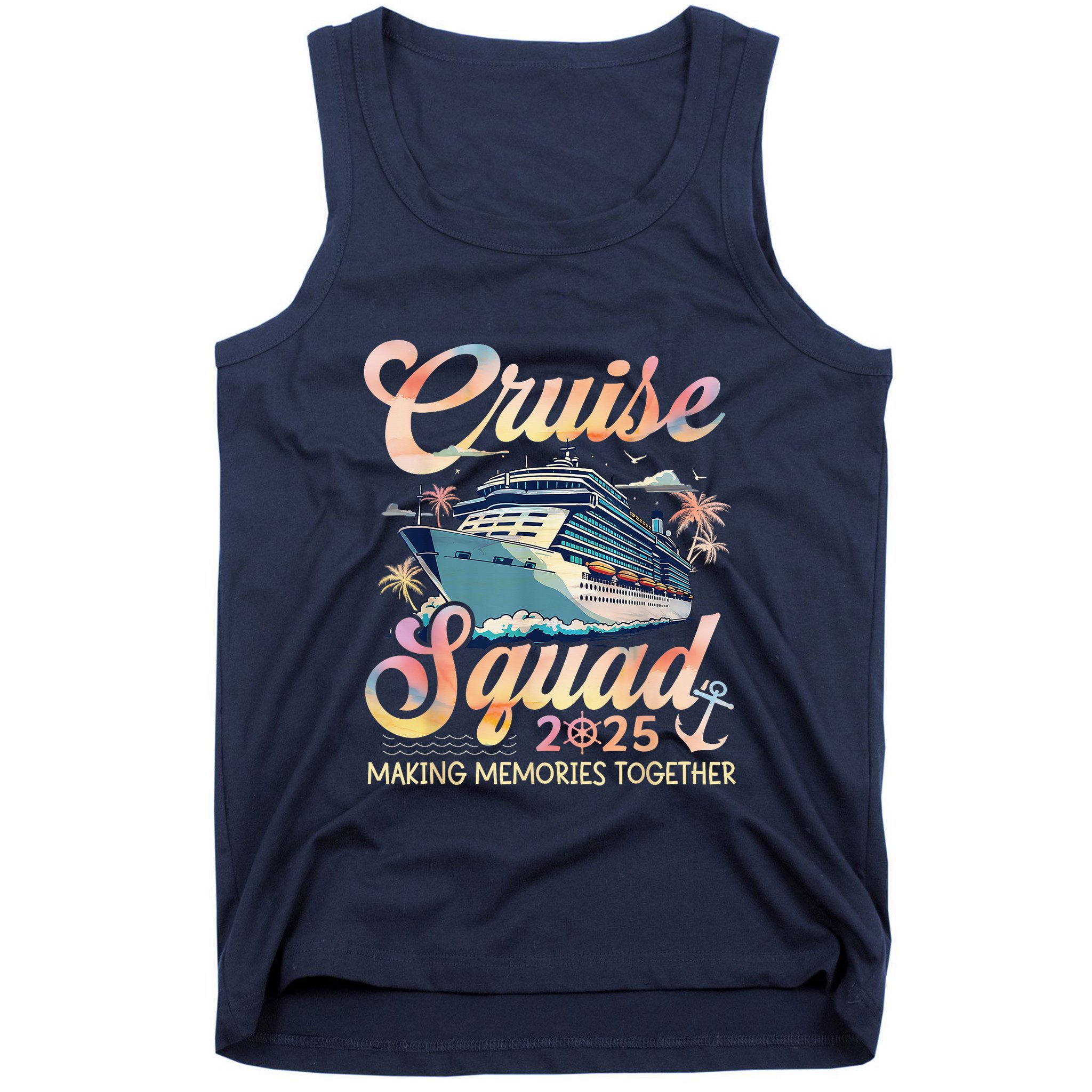Cruise Squad 2025 Family Group Matching Summer Vacation Tank Top