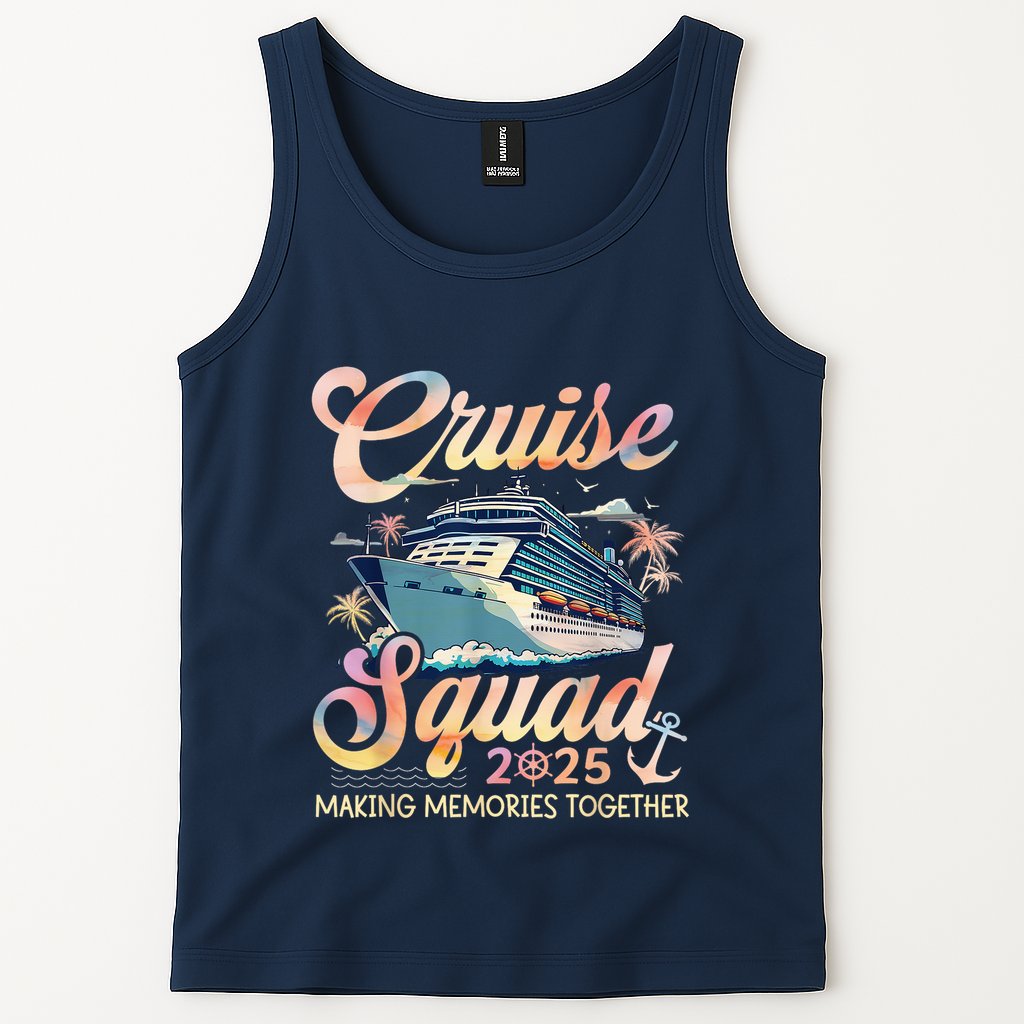 Cruise Squad 2025 Family Group Matching Summer Vacation Tank Top