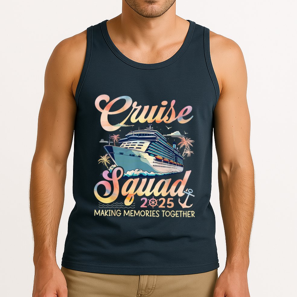 Cruise Squad 2025 Family Group Matching Summer Vacation Tank Top