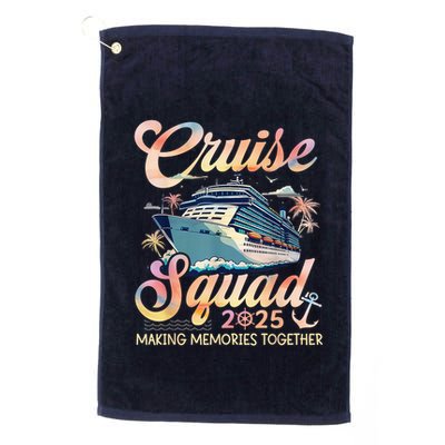 Cruise Squad 2025 Family Group Matching Summer Vacation Golf Towel