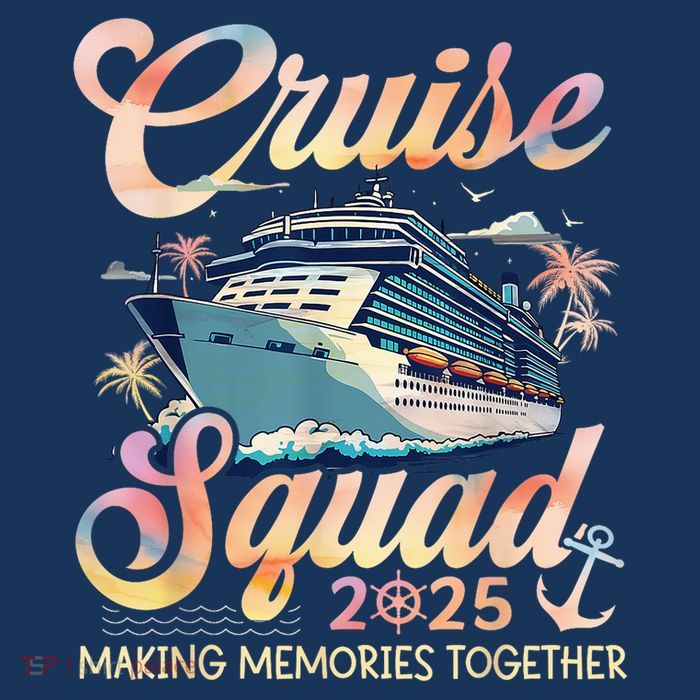 Cruise Squad 2025 Family Group Matching Summer Vacation Women's V-Neck T-Shirt