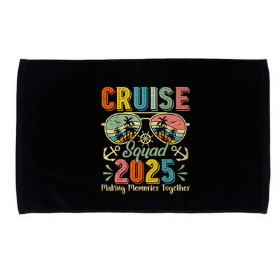 Cruise Squad 2025 Family Group Matching Summer Vacation Microfiber Hand Towel