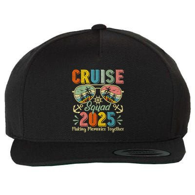 Cruise Squad 2025 Family Group Matching Summer Vacation Wool Snapback Cap