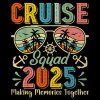 Cruise Squad 2025 Family Group Matching Summer Vacation Wool Snapback Cap