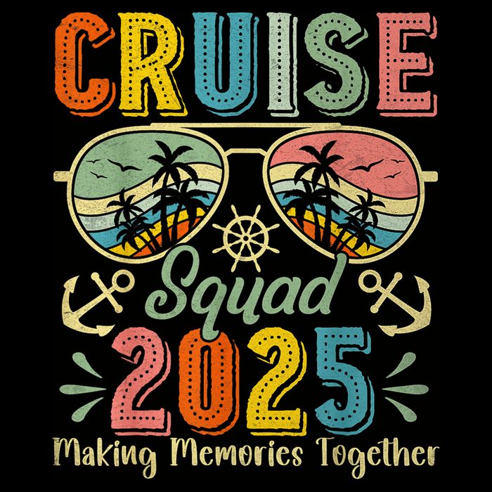 Cruise Squad 2025 Family Group Matching Summer Vacation Wool Snapback Cap