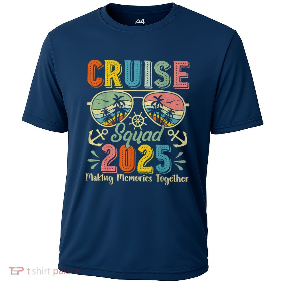 Cruise Squad 2025 Family Group Matching Summer Vacation Performance Shirt