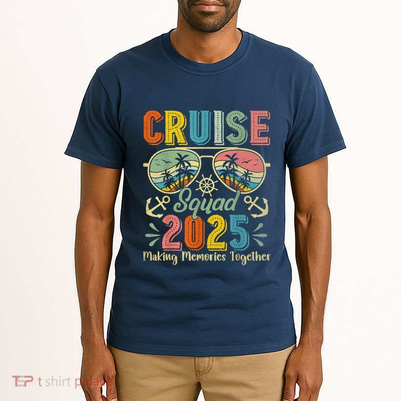 Cruise Squad 2025 Family Group Matching Summer Vacation Tall T-Shirt