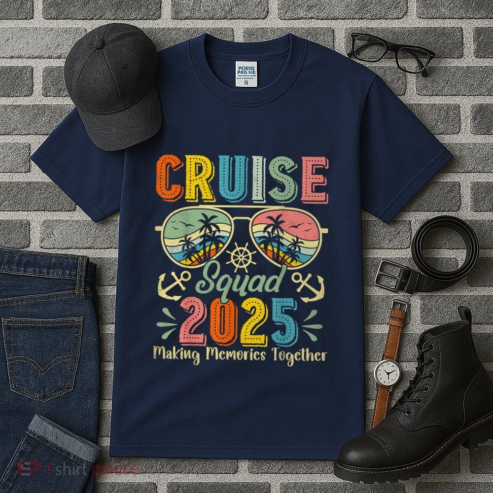 Cruise Squad 2025 Family Group Matching Summer Vacation Tall T-Shirt