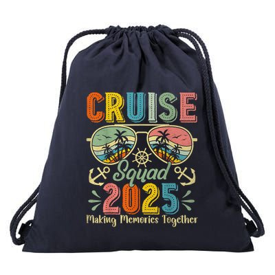Cruise Squad 2025 Family Group Matching Summer Vacation Drawstring Bag
