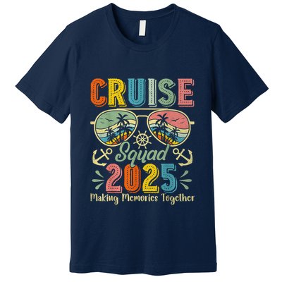 Cruise Squad 2025 Family Group Matching Summer Vacation Premium T-Shirt
