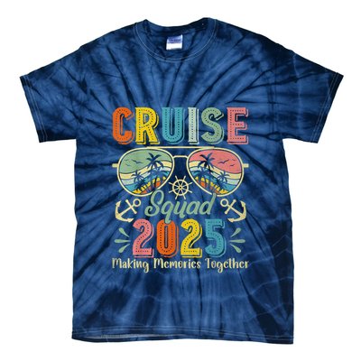 Cruise Squad 2025 Family Group Matching Summer Vacation Tie-Dye T-Shirt