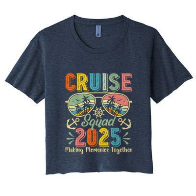Cruise Squad 2025 Family Group Matching Summer Vacation Crop Top