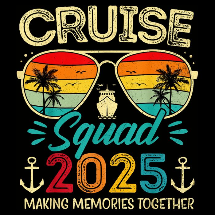 Cruise Squad 2025 Family Group Matching Summer Vacation Backpack