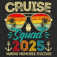 Cruise Squad 2025 Family Group Matching Summer Vacation Adult Drive Performance Visor