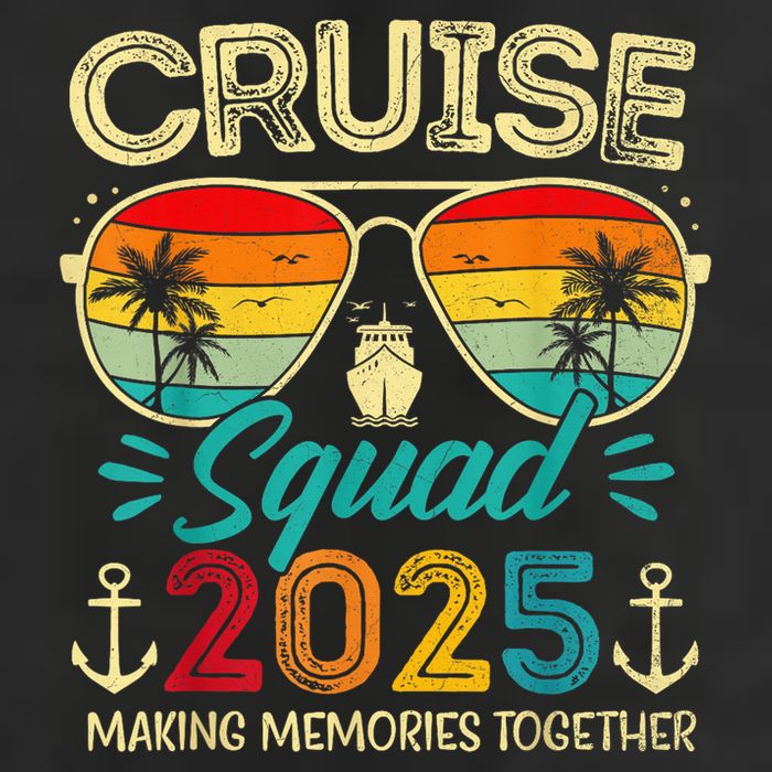 Cruise Squad 2025 Family Group Matching Summer Vacation Adult Drive Performance Visor