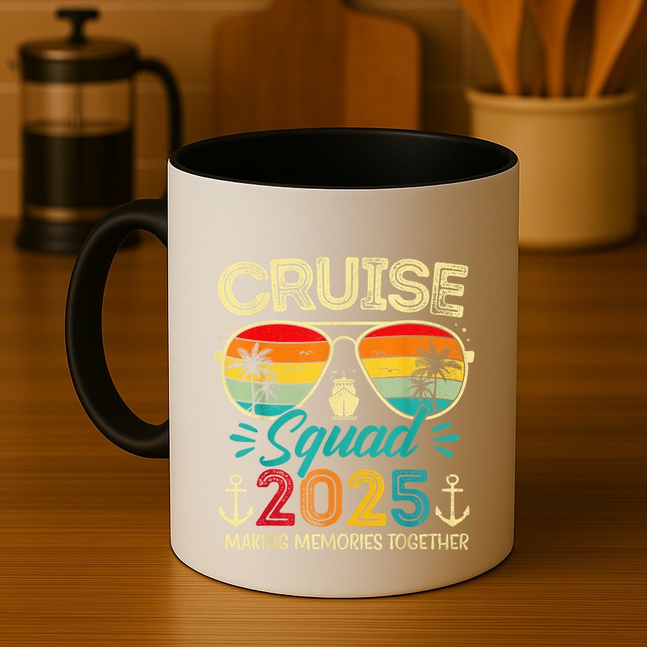 Cruise Squad 2025 Family Group Matching Summer Vacation Mug