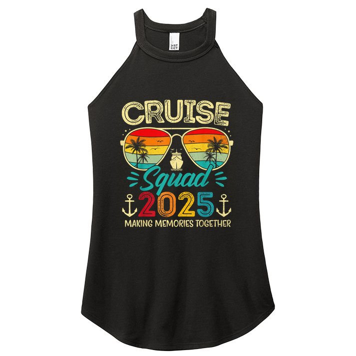 Cruise Squad 2025 Family Group Matching Summer Vacation Women's Perfect Tri Rocker Tank