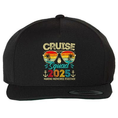 Cruise Squad 2025 Family Group Matching Summer Vacation Wool Snapback Cap