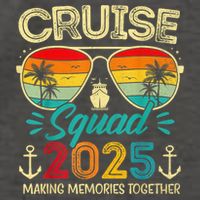 Cruise Squad 2025 Family Group Matching Summer Vacation Vector Backpack