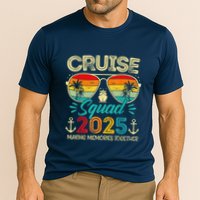Cruise Squad 2025 Family Group Matching Summer Vacation Cooling Performance Crew T-Shirt