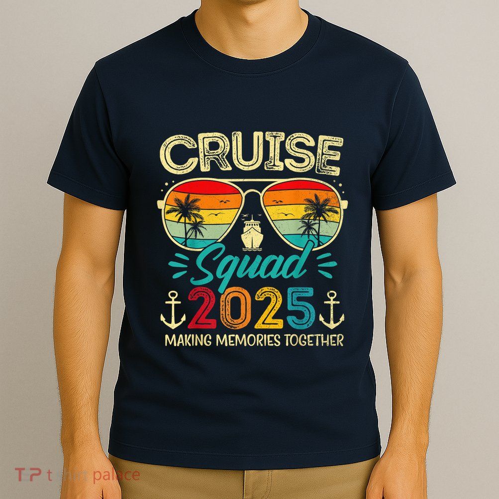 Cruise Squad 2025 Family Group Matching Summer Vacation T-Shirt