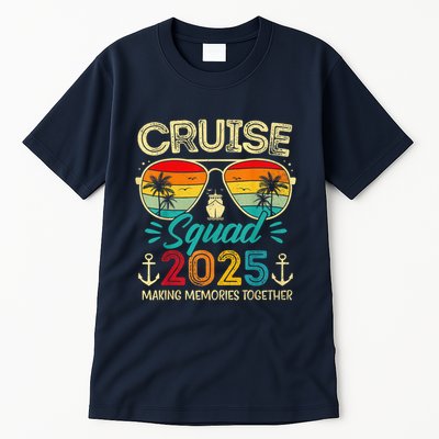 Cruise Squad 2025 Family Group Matching Summer Vacation Tall T-Shirt