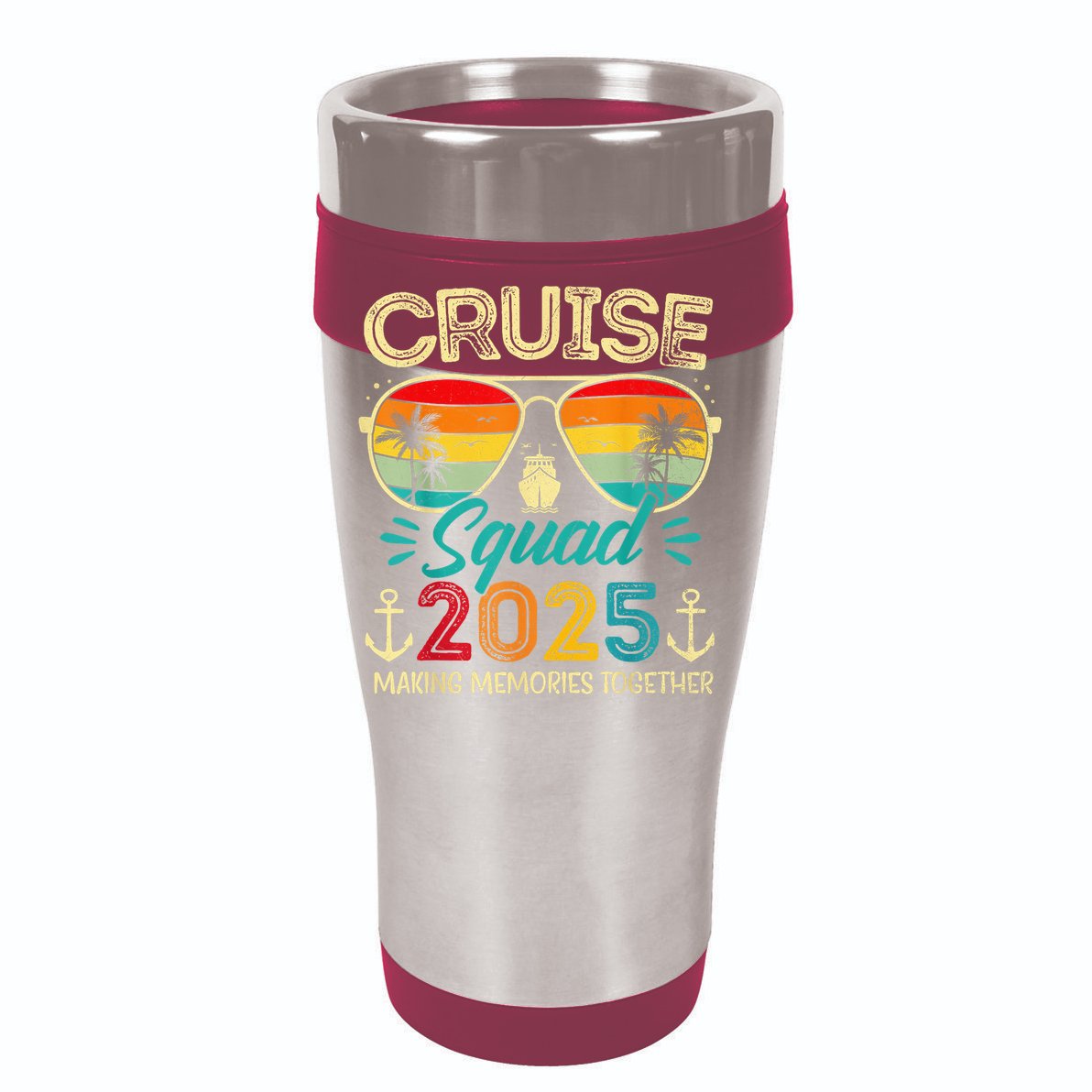 Cruise Squad 2025 Family Group Matching Summer Vacation V-Neck T-Shirt