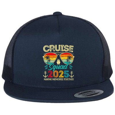 Cruise Squad 2025 Family Group Matching Summer Vacation Flatbill Hat