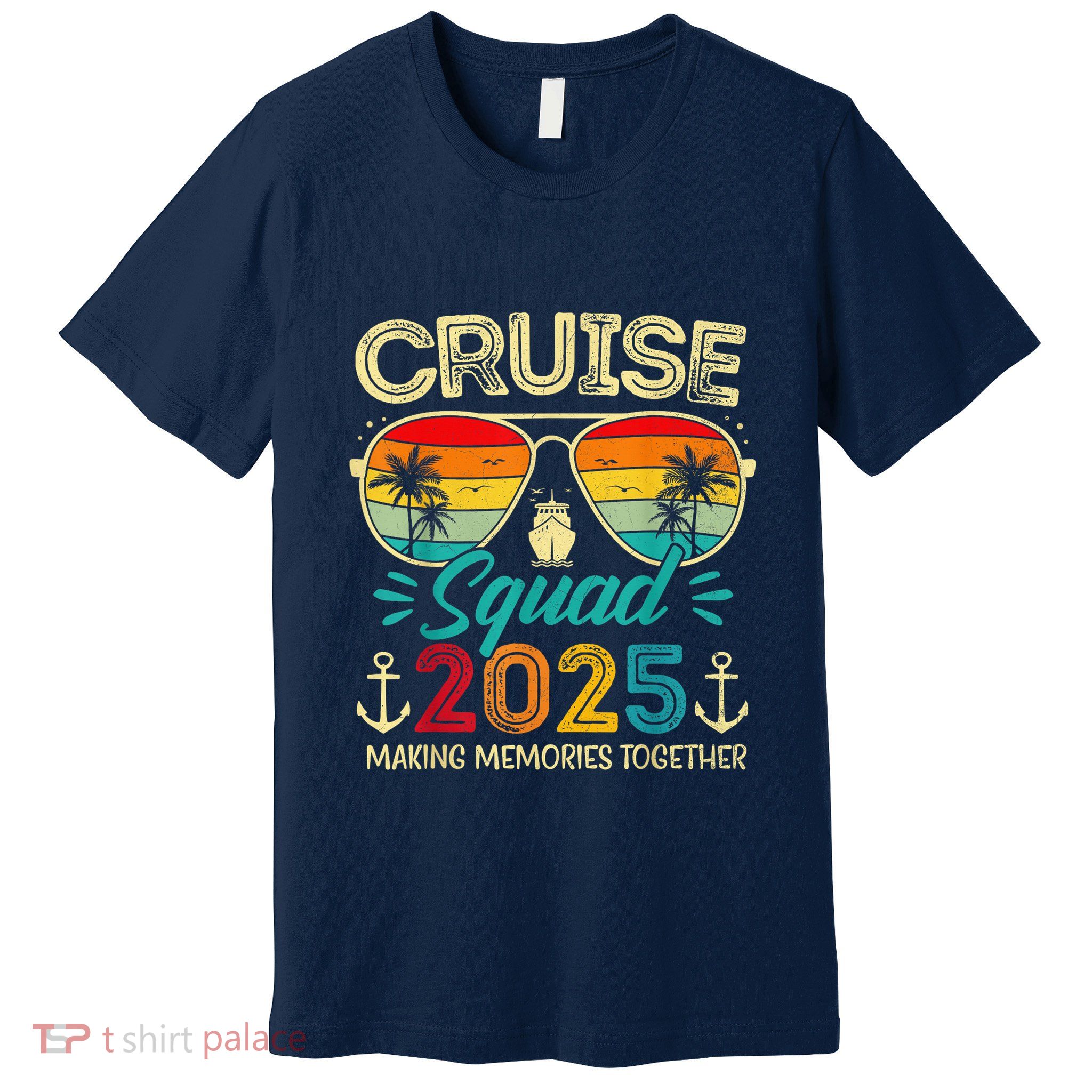 Cruise Squad 2025 Family Group Matching Summer Vacation Premium T-Shirt