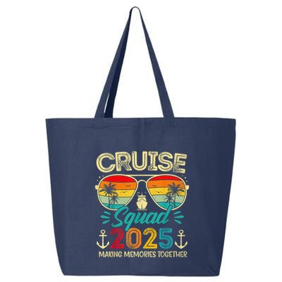 Cruise Squad 2025 Family Group Matching Summer Vacation 25L Jumbo Tote