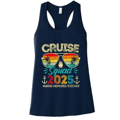 Cruise Squad 2025 Family Group Matching Summer Vacation Womens Tank Top